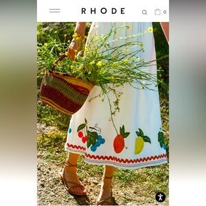 Brand NEW with tags RHODE Vina top and Aaron skirt set